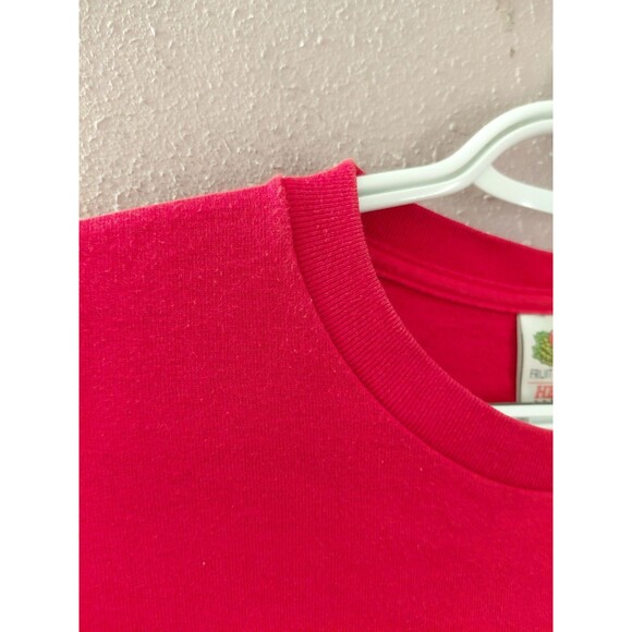 Vintage Dodgeball T Shirt Mens L Red Average Joe's Movie Promo Tee Y2K 2004 - Picture 3 of 10